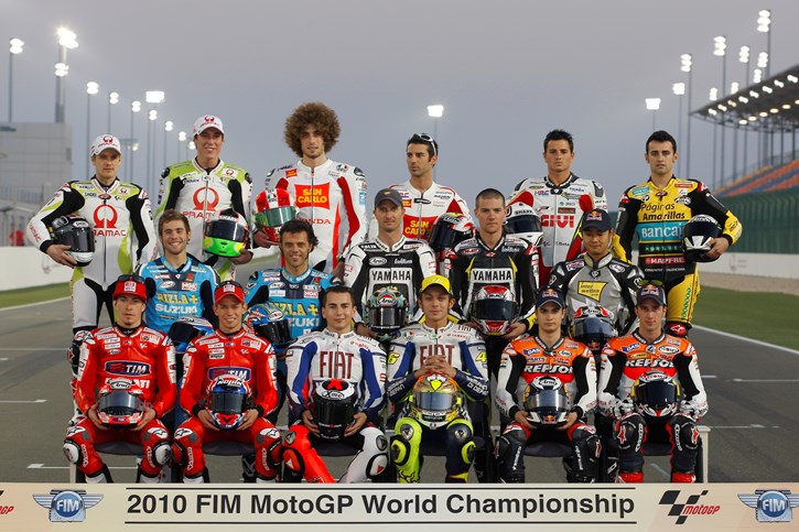 The MotoGP Riders for 2010